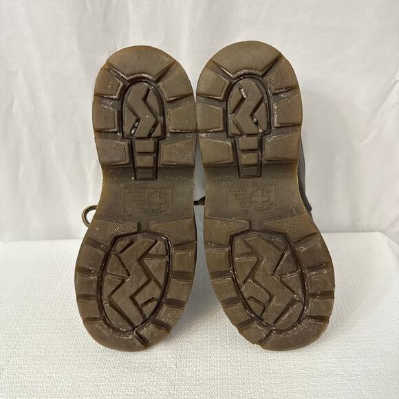 Dr Martens Boots Vintage Womens Size 6 US Made in England 4 UK Brown Y2K Grunge - Picture 14 of 15